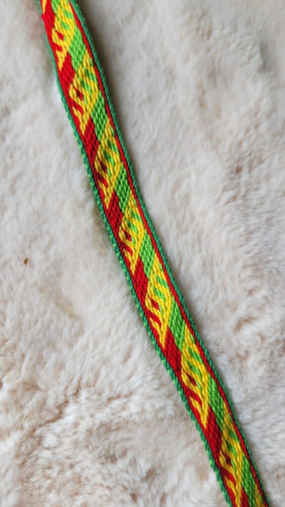 Tests pour la reproduction du galon HallTex 383